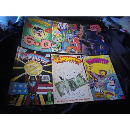 MR. MONSTER COMIC LOT + More! All NM-! Eclipse Comics, 1986-87! $22.00 Shipped!