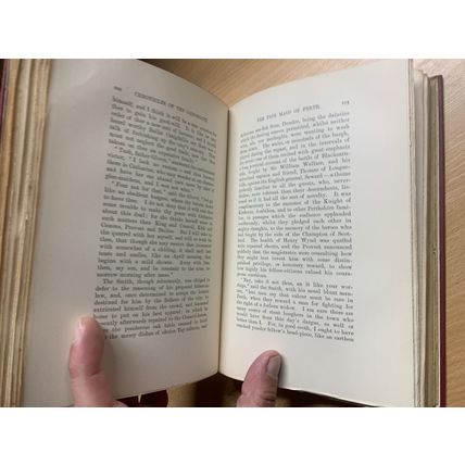 1894 WALTER SCOTT FAIR MAID OF PERTH ANDREW LANG NOTES VOLS 1 & 2 BOOKS (P8)