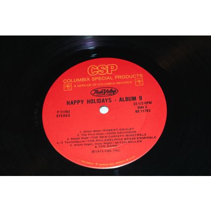 HAPPY HOLIDAYS ALBUM 9-Various Artists LP STEREO True Valve