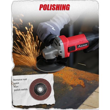 AVID POWER Angle Grinder, 7.5-Amp 4-1/2 Inch Electric Grinder Power Tools with G