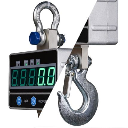 2000KG / 4400LBS 2Ton Digital Crane Scale with Remote, Industrial Heavy Duty Ele