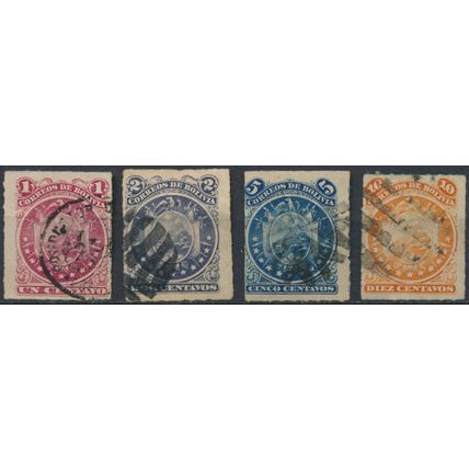Coat of Arms - Bolivia 1887 - FH - MiNr 22/5