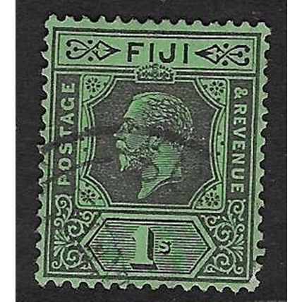 FIJI 1922-9 GV WMK MULTI SCRIPT CA 1/- USED SG238