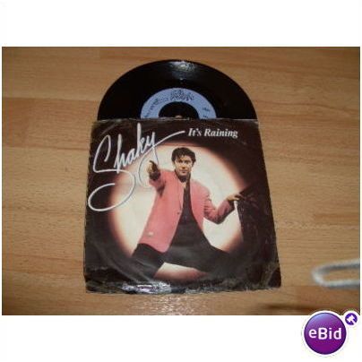 shakin stevens,it`s raining.19841 7" p/s.epic , epc a16