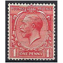 1924 SG479 1d Scarlet Watermark Block Cypher Fine Used. .