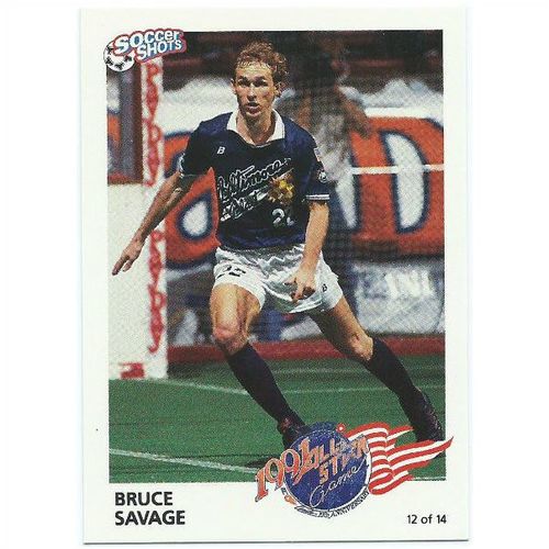 1991 Soccer Shots MSL All-Star Game - #12 - Bruce Savage