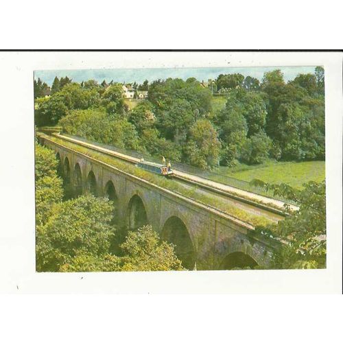 Wales CHIRK AQUEDUCT Postcard by BWB