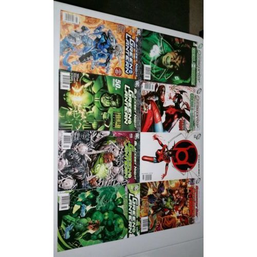 Lot of 8 DC Green Lantern Comic Books