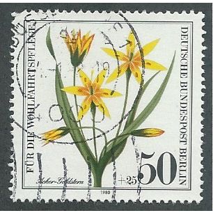 BERLIN -1979 40pf +20 'ENDANGERED FLOWERS' FINE USED (EBID44-822)