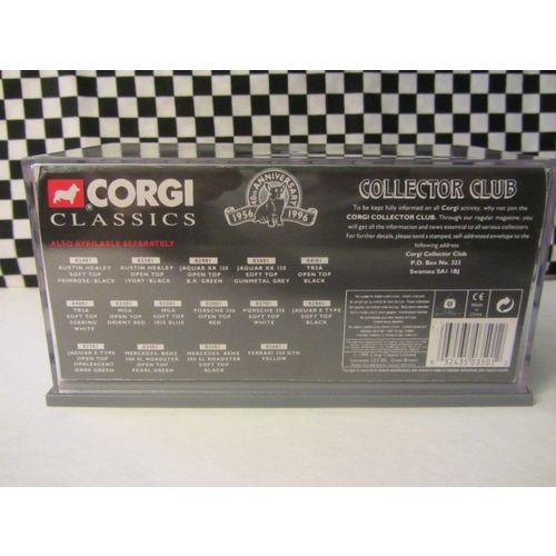 Corgi 1/43 Scale Diecast 03501 Mercedes Benz 300 SL Roadster Soft Top Black