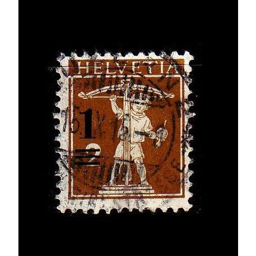 SCHWEIZ SWITZERLAND [1915] MiNr 0124 ( O/used )