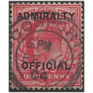 1903 O102 1d Scarlet Admiralty Official Fine Used ... .