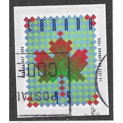 CAN 1996 45c (S/A) 'CANADA DAY -MAPLE LEAF' FINE USED (EBID71-360)