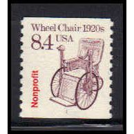 2256 8.4c Wheel Chair Very Fine MNH Dry Gum CNS 1 PA6093