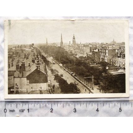 1911 postcard Lords Street, Southport