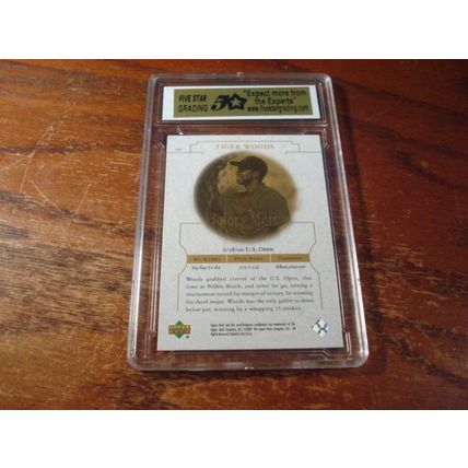 2001 Upper Deck, Graded Mint 9, TIGER WOODS, Victory March