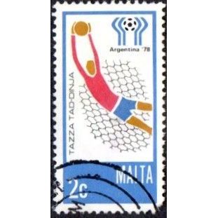Malta. 1978 2c Value. World Cup, Argentina. Fine Used
