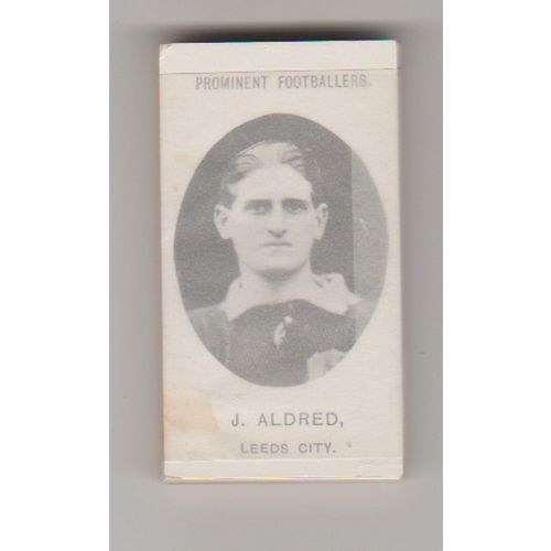 Taddy replica Prominent Footballers inc J Aldred circa 1907 by Murray