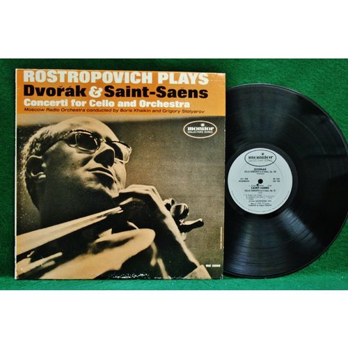 Rostropovich - Dvorak/Saint-Saens Concerti for Cello & Orchestra - MC 2090 - NM