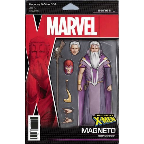 Uncanny X-Men (2019) #4 Marvel Bishop Legion Magneto Action Figure Variant