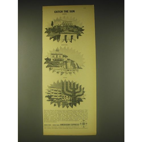 1962 American Express Ad - Catch the Sun