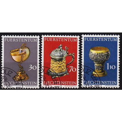 LIECHTENSTEIN [1973] MiNr 0587-89 ( O/used ) Kunst