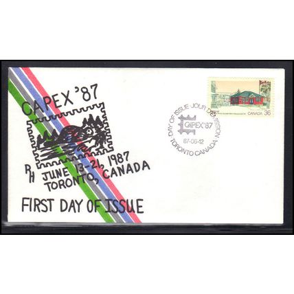 FDC Cover Canada CAPEX '87 (Cachet-U/A) Box0151