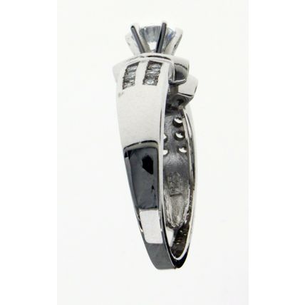 New Real Solid 925 Sterling Silver Fashion Jewelry Wedding Ring White Round CZ