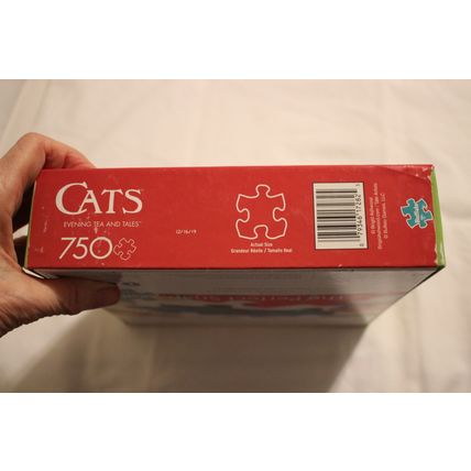 EVENING TEA AND TALES 750 PIECE PUZZLE SEALED CATS KITTENS