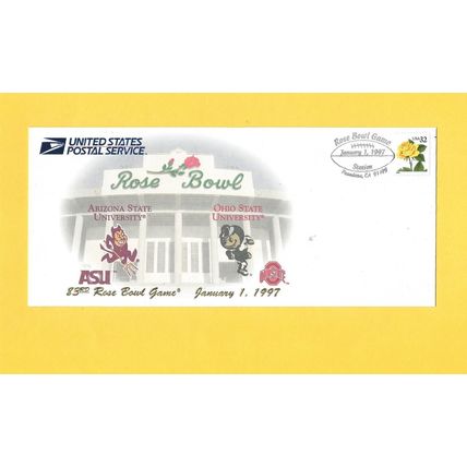 1997 Rose Bowl Football Game Arizona/Ohio State Commemorative Cover
