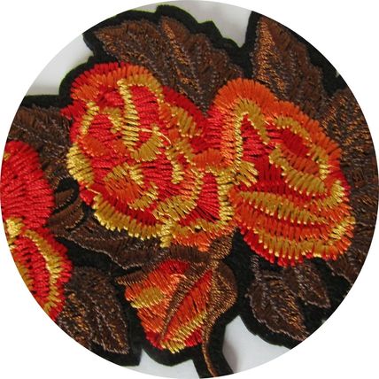 Sew On Patch Flowers Badge Embroidered Decoration Motif Badges 22cm x 11cm P540