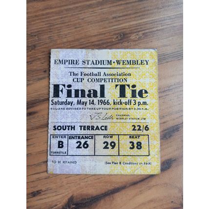 1966 FA Cup Final Programme, Ticket & Songsheet – Everton vs Sheff Weds