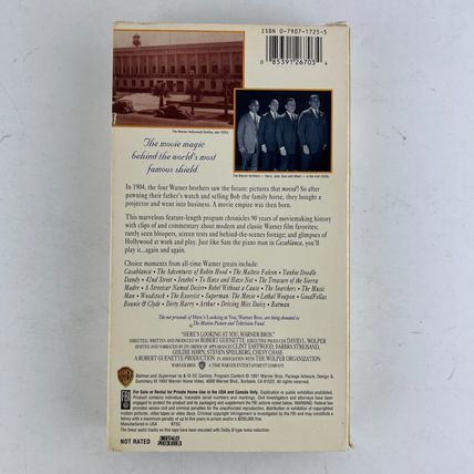 Here's Looking At You, Warner Bros VHS Video Tape Film Studio History