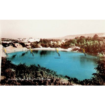 Blue Pool, Furzebrook, Wareham, Dorset, 7650A RP Sweetman 'Sunshine' Postcard