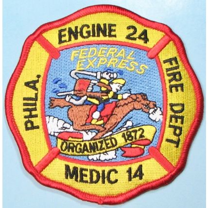 Philadelphia, PA Fire Dept Engine 24. PP57.