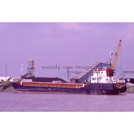 SLXY971 - UK Coaster - Anna Meryl , built 1991 ex Anna Maria (UK) - Colour Slide