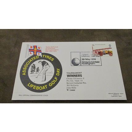 1974 GB Cover - RNLI Lifeboat Fund Golf day - Hollinwell, Nottingham