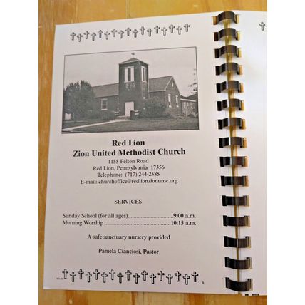 Angel Food Heavenly Recipes Cookbook Red Lion United Methodist Church PA