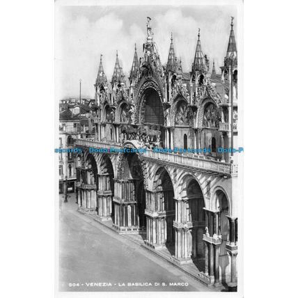 R053089 Venezia. La Basilica di S. Marco. G. Brocca. No 504. RP