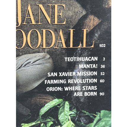 National Geographic Magazine December 1995 Jane Goodal Collectible Vintage b