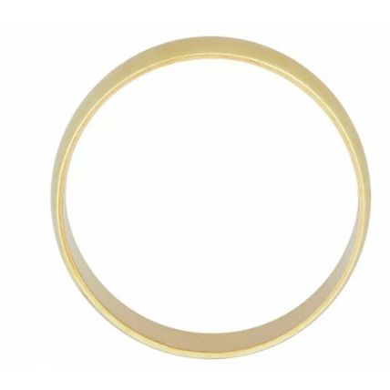 9ct Yellow Gold Patterned Wedding Band size k was £149