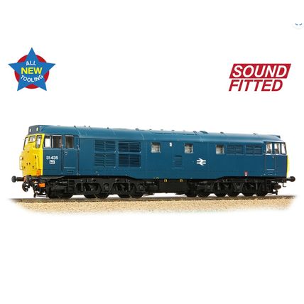 Bachmann 35-825SF Class 31/4 31435 Refurbished BR Blue DCC Sound Fitted - NEW