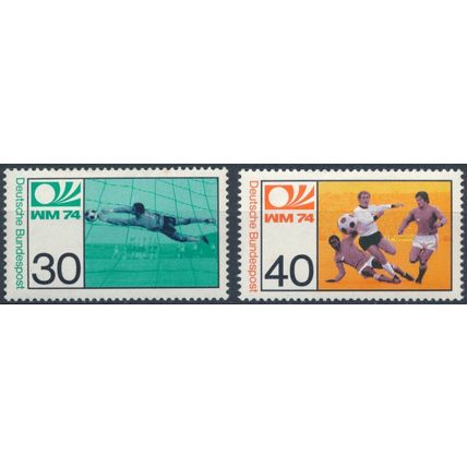 Football World Cup - West Germany 1974 - MNH - MiNr 811/2