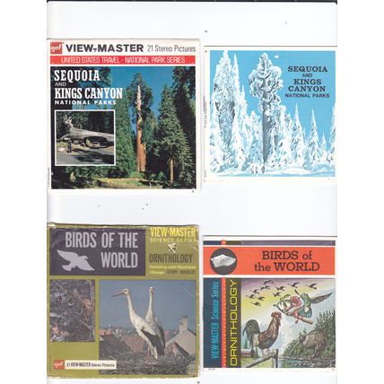 POSTFREE 6 Old Viewmaster Packets And Booklets - NO REELS - Only £4.99 POSTFREE