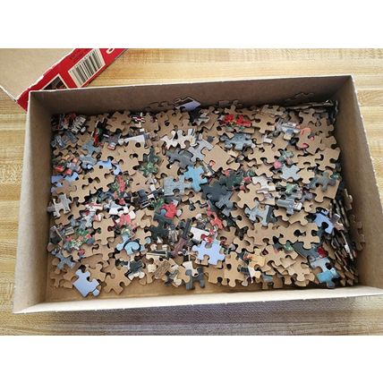 Vintage RoseArt 500 Piece Jigsaw Murten Street Scene #06052 Made in USA
