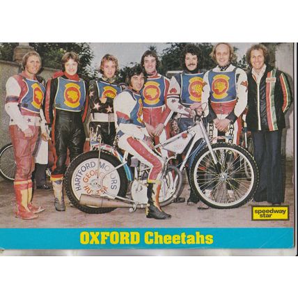 Speedway Star magazine : July 28, 1979. Oxford Cheetahs team photo.