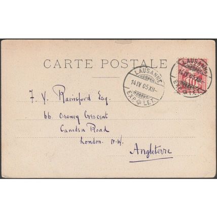 Porte de Château de Lutry, 1905 - Charnaux Frères CPA