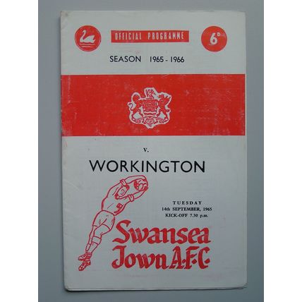 SWANSEA TOWN v WORKINGTON Div3 14/09/1965