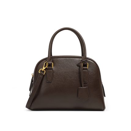 Genuine Leather Women Handbag and Purse Brown