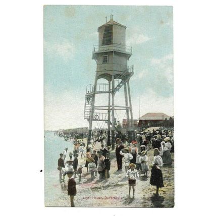 Light House, Dovercourt, Essex, Postcard.